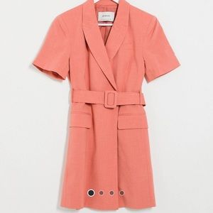 Stradivarius blazer dress in pink